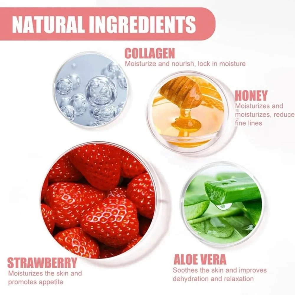 Strawberry Lip Mask Moisturizing Treatment